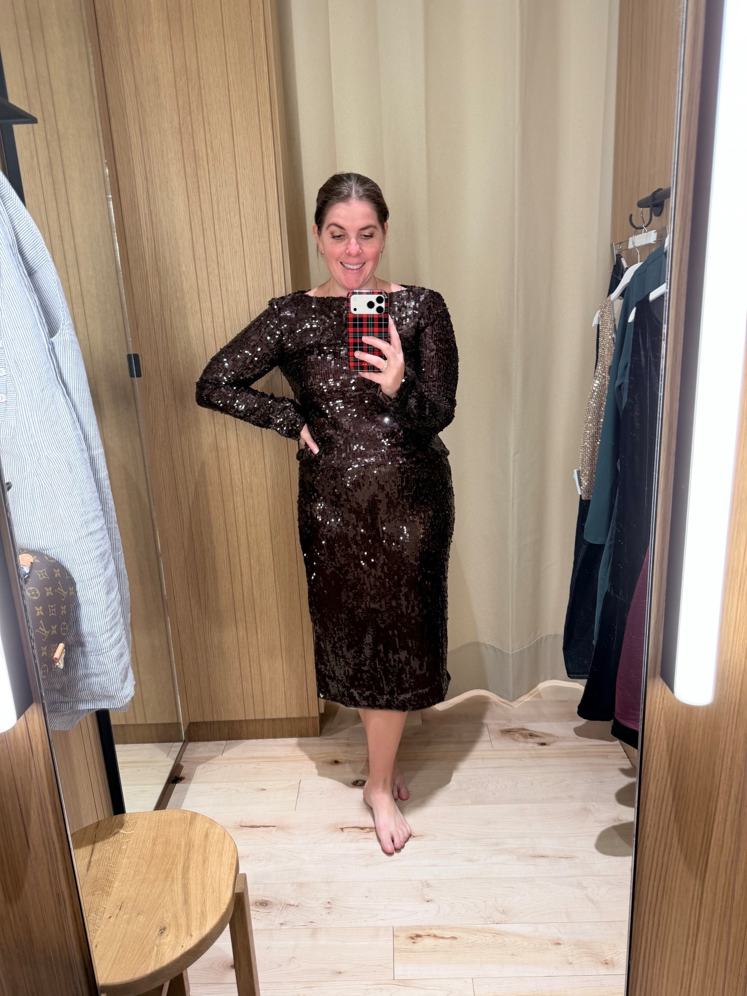 Top original price: $69.99
Top sale price: $$45.99

Skirt original price: $79.99
Skirt sale price: $45.99
