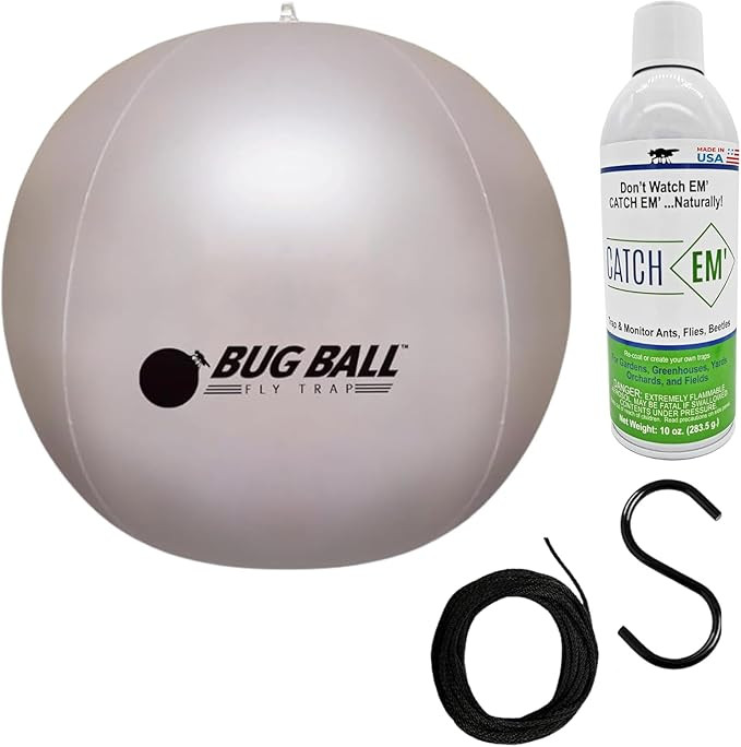 Bug Ball Mosquito Ball Deluxe Complete Kit - Biting Fly and Insect Trap, Pack of 3 | Amazon (US)