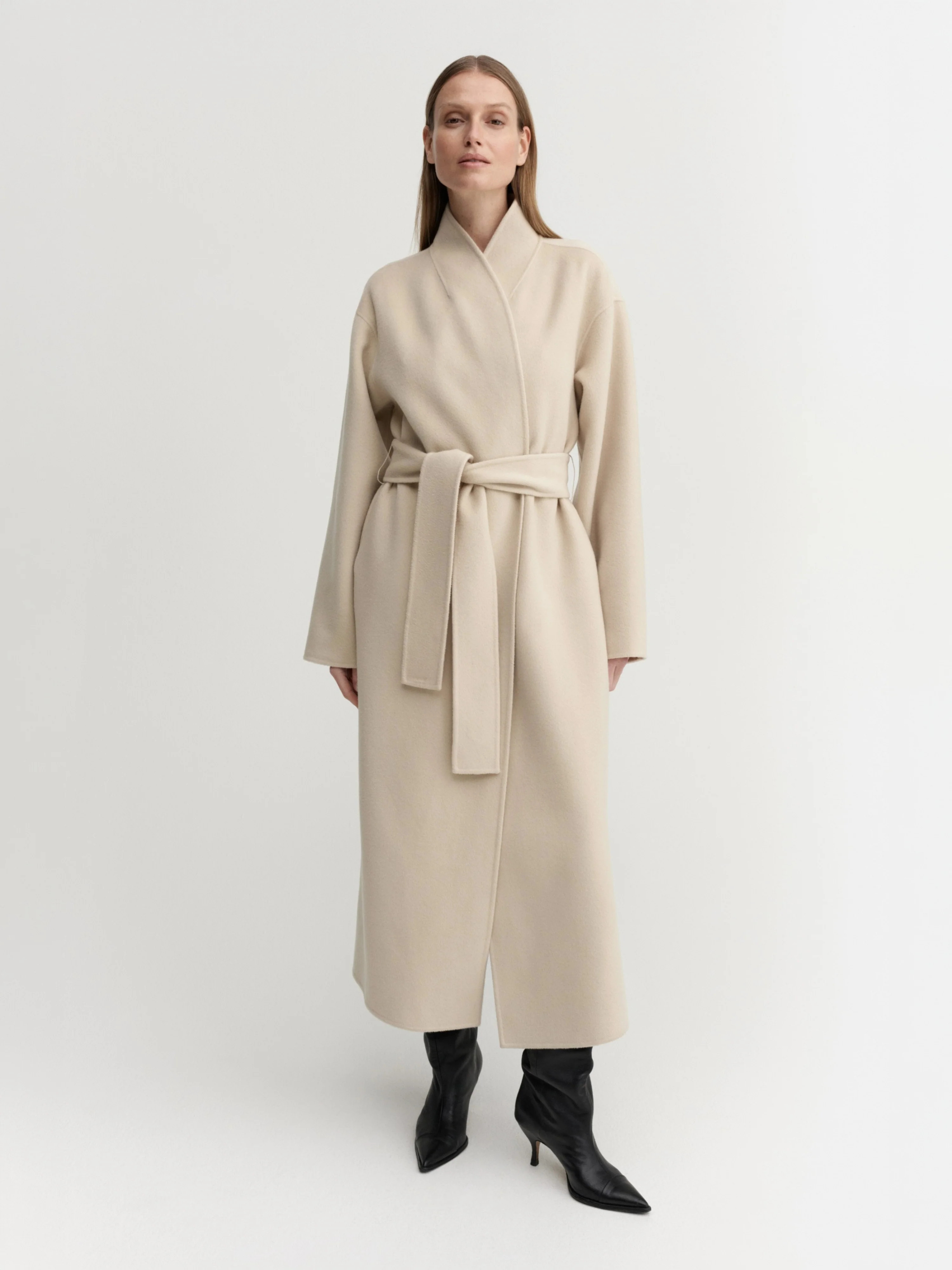 Mara Doublé Coat, sand | Almada Label