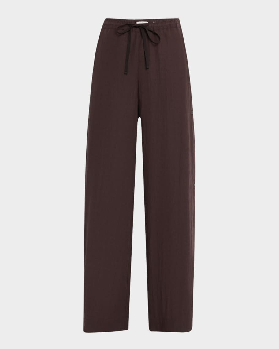 Vince Pull-On Side Snap Pants | Neiman Marcus