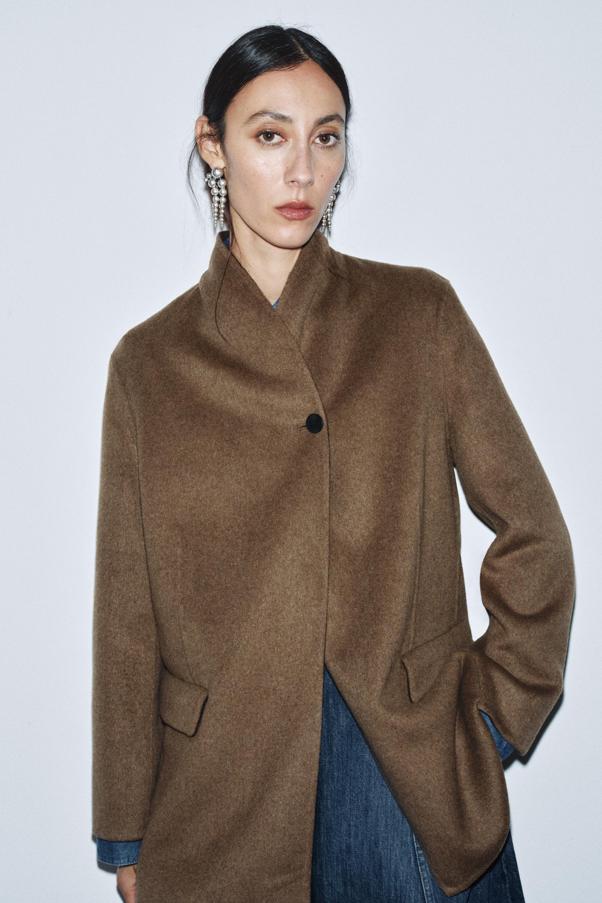 OVERSIZED BLAZER WITH WOOL ZW COLLECTION | Zara US