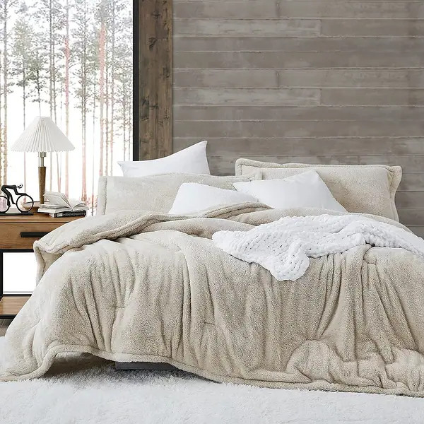 Coma Inducer® Oversized Comforter - The Original Plush - Natural Taupe | Bed Bath & Beyond