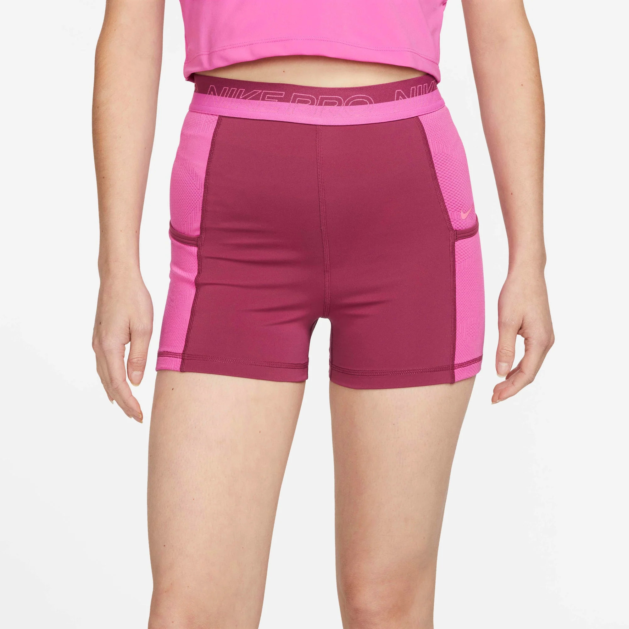 Nike Women's Pro High-Waisted 3" Training Shorts With Pockets | Zulily