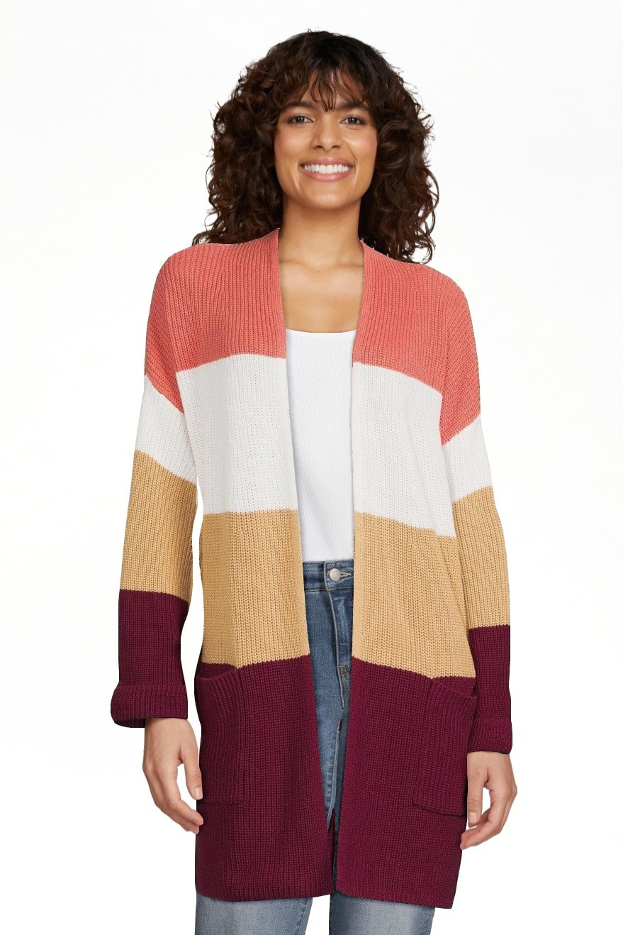 Time and Tru Shaker Cardigan Sweater - Walmart.com | Walmart (US)