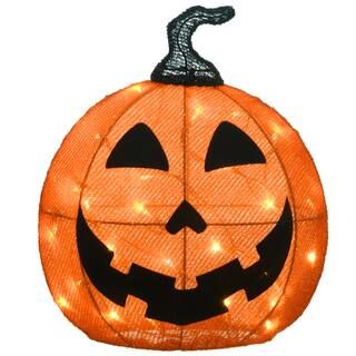 16" Orange LED Happy Jack-O-Lantern Halloween Decor | Michaels Stores