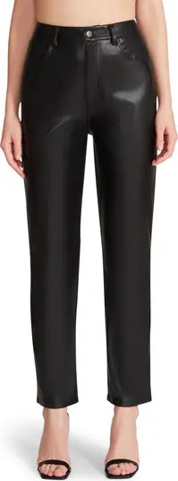 Take A Break Faux Leather Ankle Pants | Nordstrom