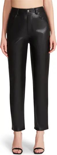 Take A Break Faux Leather Ankle Pants | Nordstrom