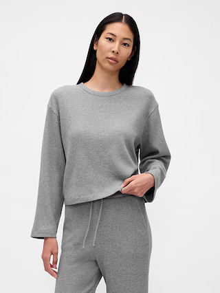 Waffle Crop PJ Top | Gap (US)