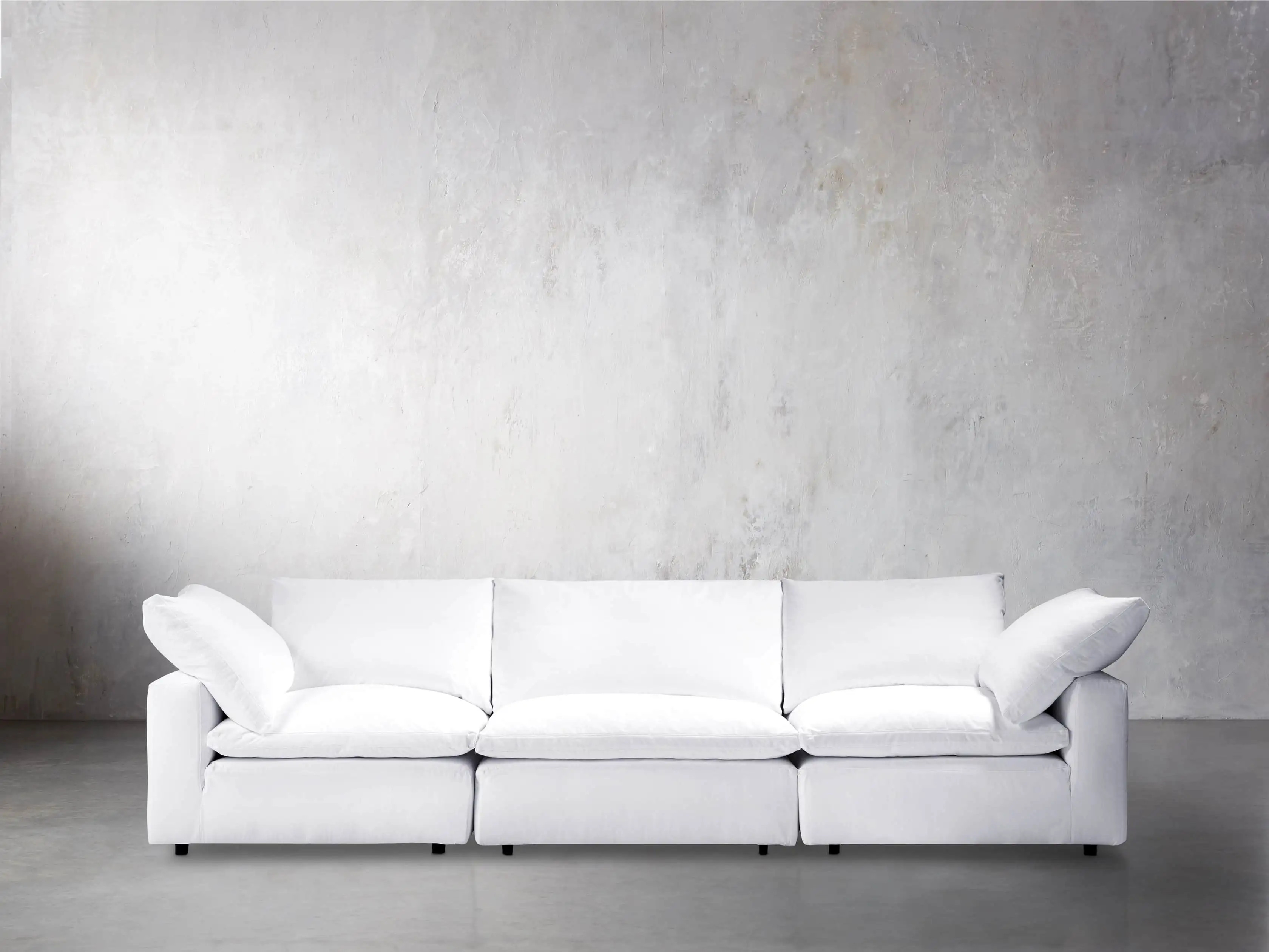 Tahoe Slipcovered Three Piece Sectional | Arhaus