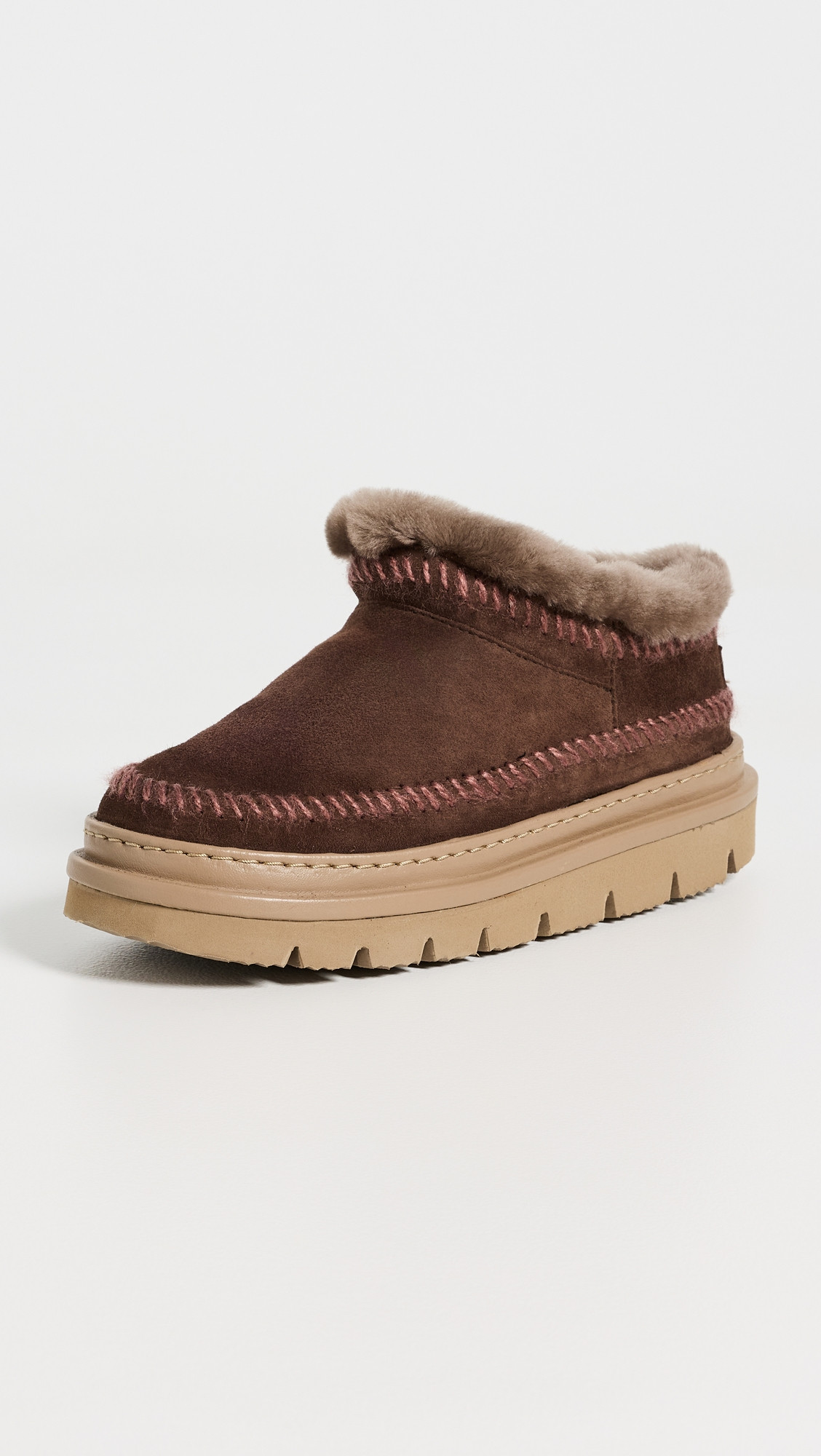 Laidback London Nyali Micro 4.3 Booties Choc Suede 41 | Shopbop