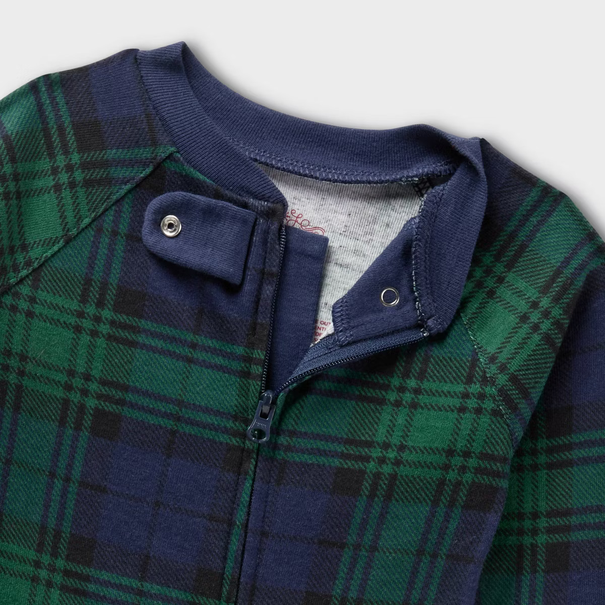 Baby Plaid Ribbed Holiday Matching Family Footed Pajamas - Wondershop™ Green | Target