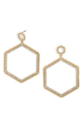 Women's Baublebar Hexagonal Hoop Earrings | Nordstrom