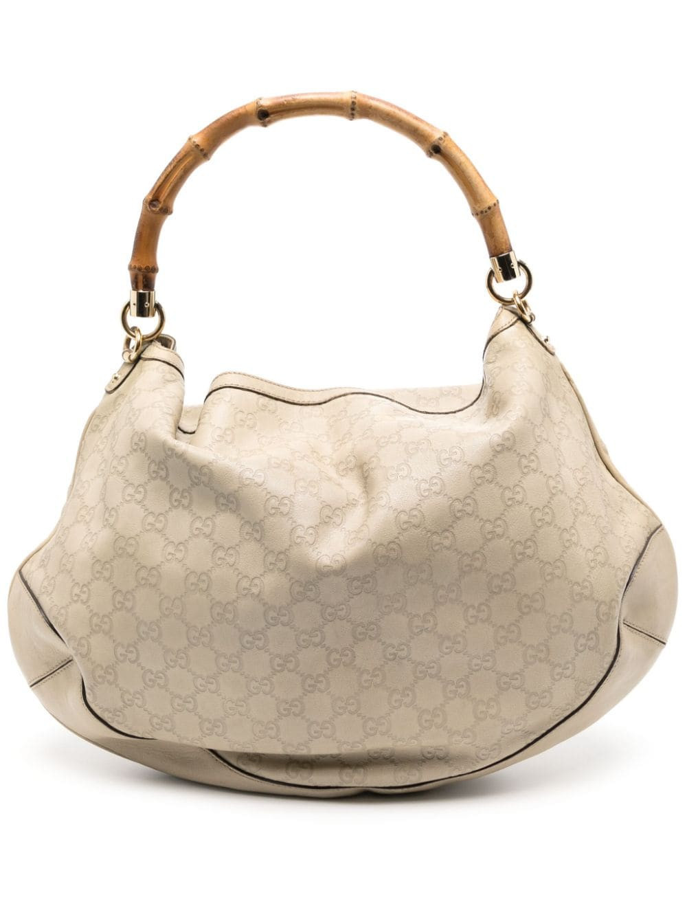 Gucci Pre-Owned bamboo-handle GG handbag - Neutrals | Farfetch Global