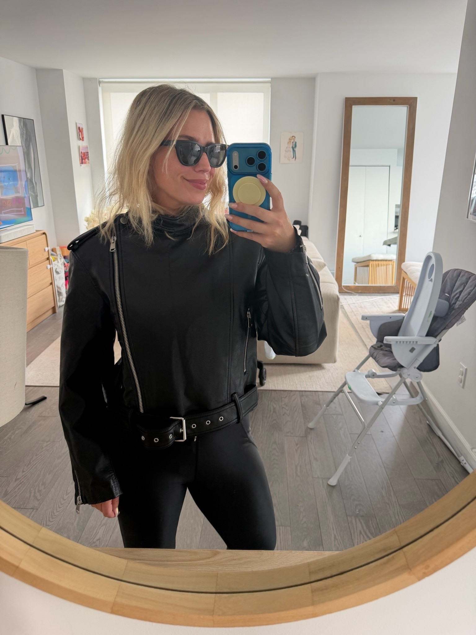 H&M faux leather biker jacket for $79 that looks so expensive — daily edit cover from Found by Em