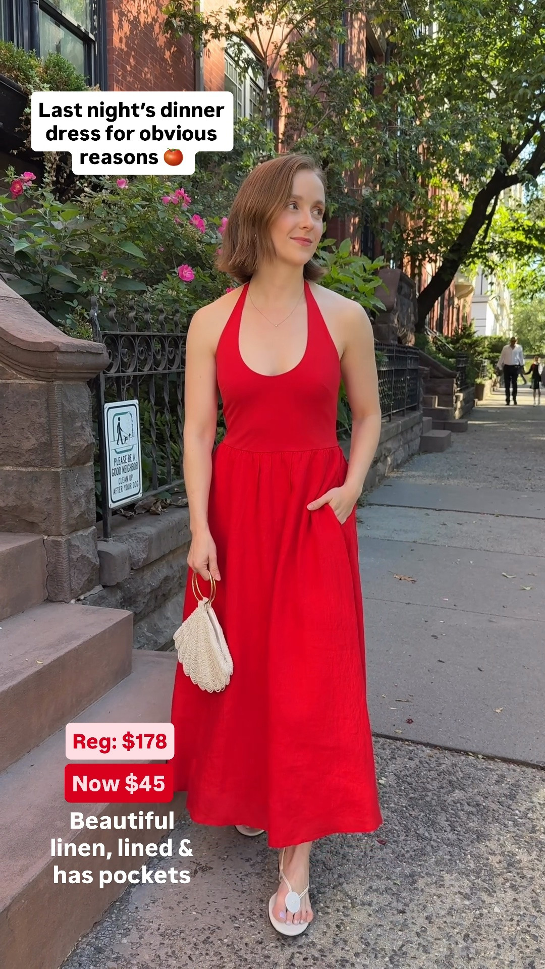 $45 sale on the most stunning linen dress from Jcrew! Lined with pockets and stretchy bodice that ties into a halter. Wearing 0 (tts) One of my fave dresses they brought back from last year

#LTKootd #LTKSaleAlert #LTKPetite