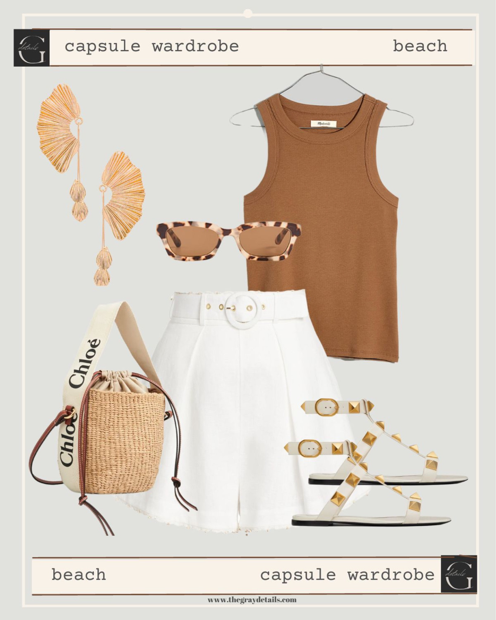 Beach vacation capsule, white linen shorts, white sandals, beach bag

#LTKFind #LTKstyletip #LTKtravel