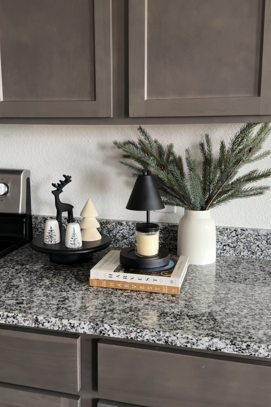 christmas kitchen counter decor🎄❄️

#LTKhome #LTKSeasonal #LTKHoliday