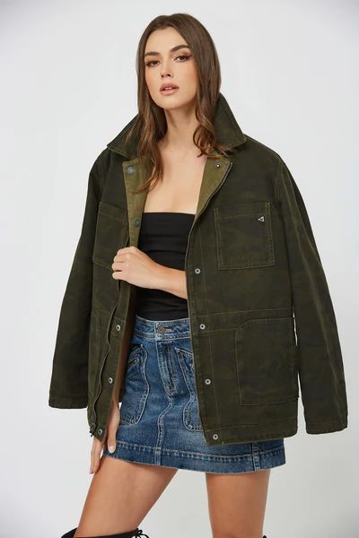 [REBEL] CAMO REVERSIBLE JACKET | Hidden Jeans