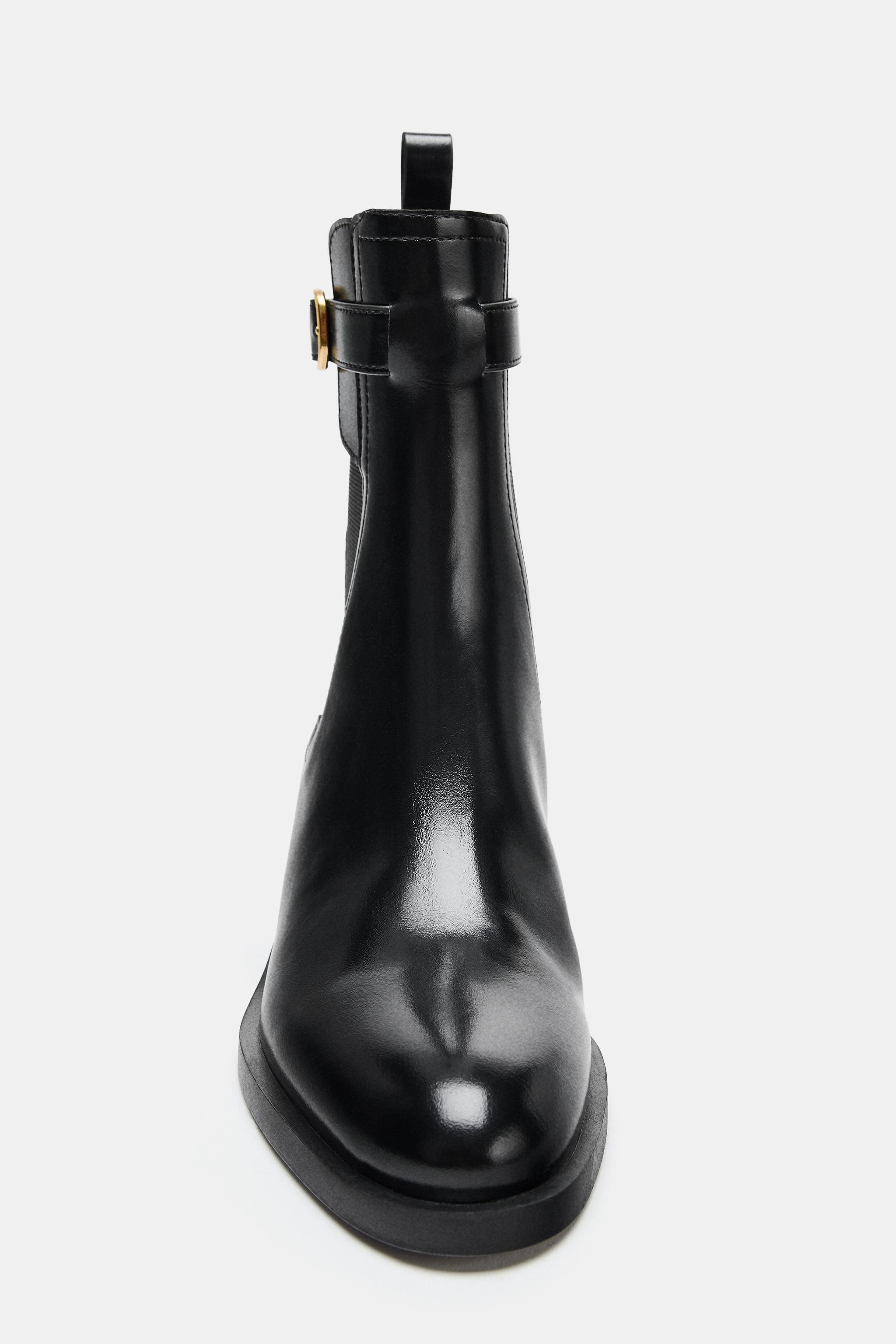 STIEFELETTE MIT SCHNALLENDETAIL | Zara DE