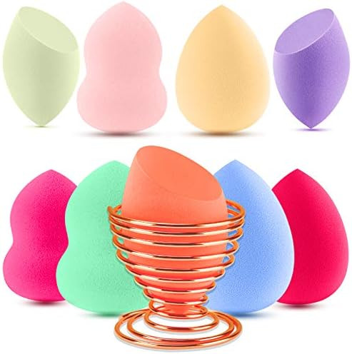 Makeup Sponge Blender Set, Terresa Beauty Sponge Blenders Foundation Blending Sponges, 9 Pack Bea... | Amazon (US)