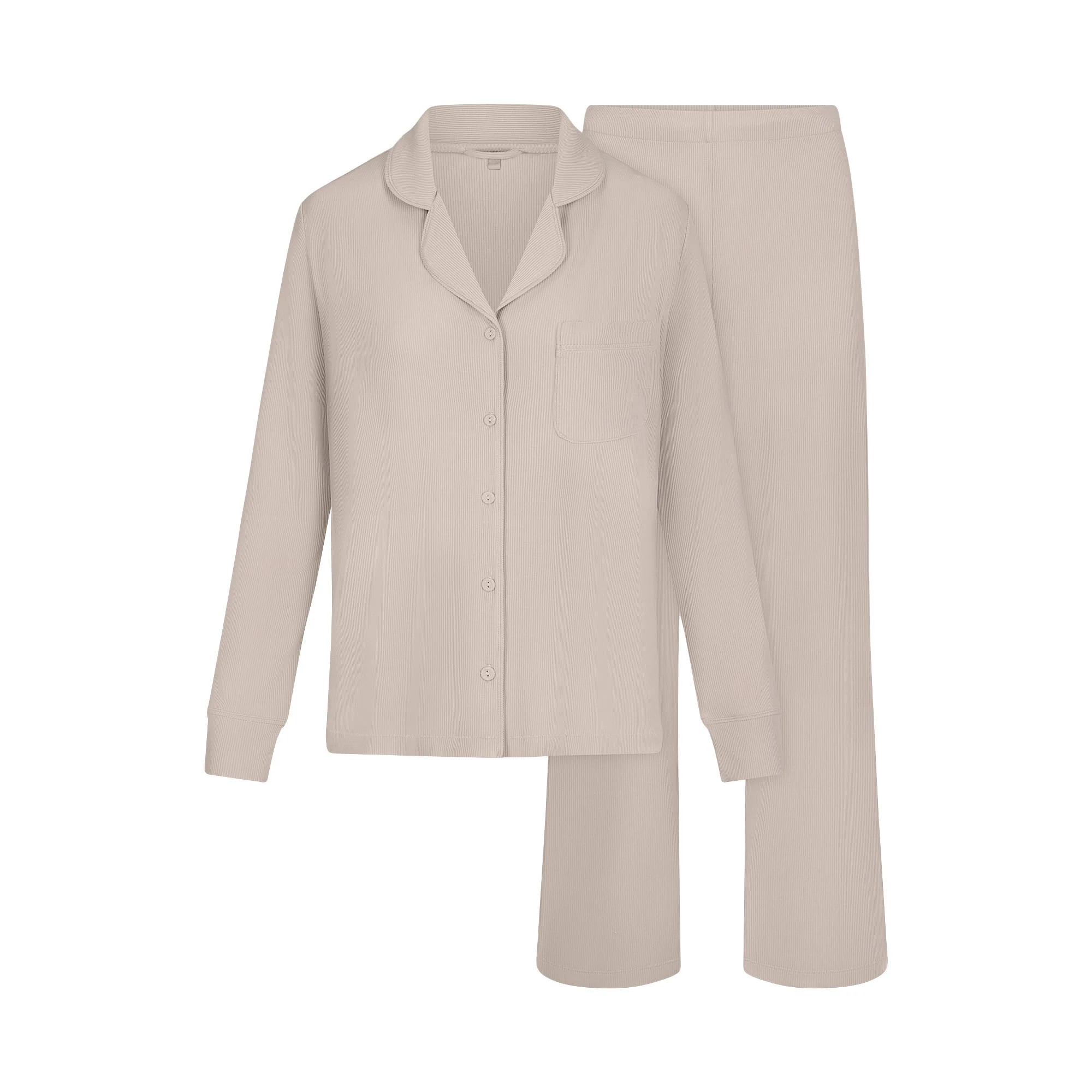 SOFT LOUNGE SLEEP SET | STONE | SKIMS (US)