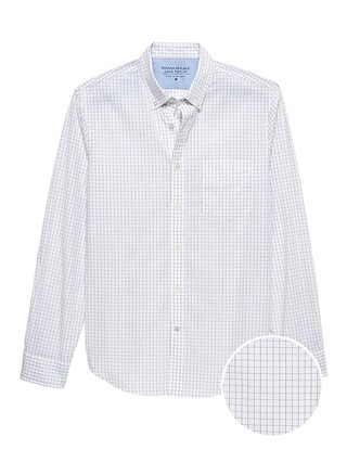 Standard-Fit Luxe Poplin Shirt | Banana Republic US