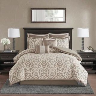 Madison Park Dillon 8 Piece Jacquard Comforter Set | Bed Bath & Beyond
