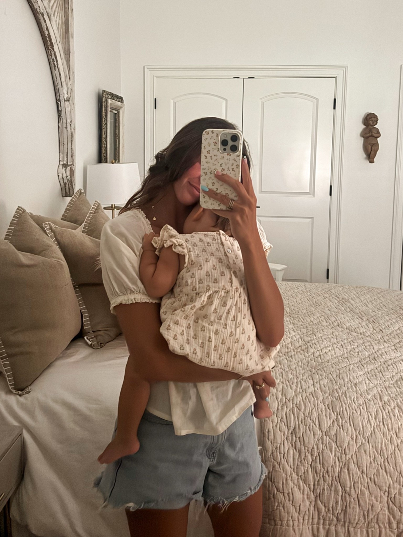 love this lightweight puff sleeve blouse for summer🤍 wearing size XS

#LTKootd #LTKmomlife #LTKSeasonal