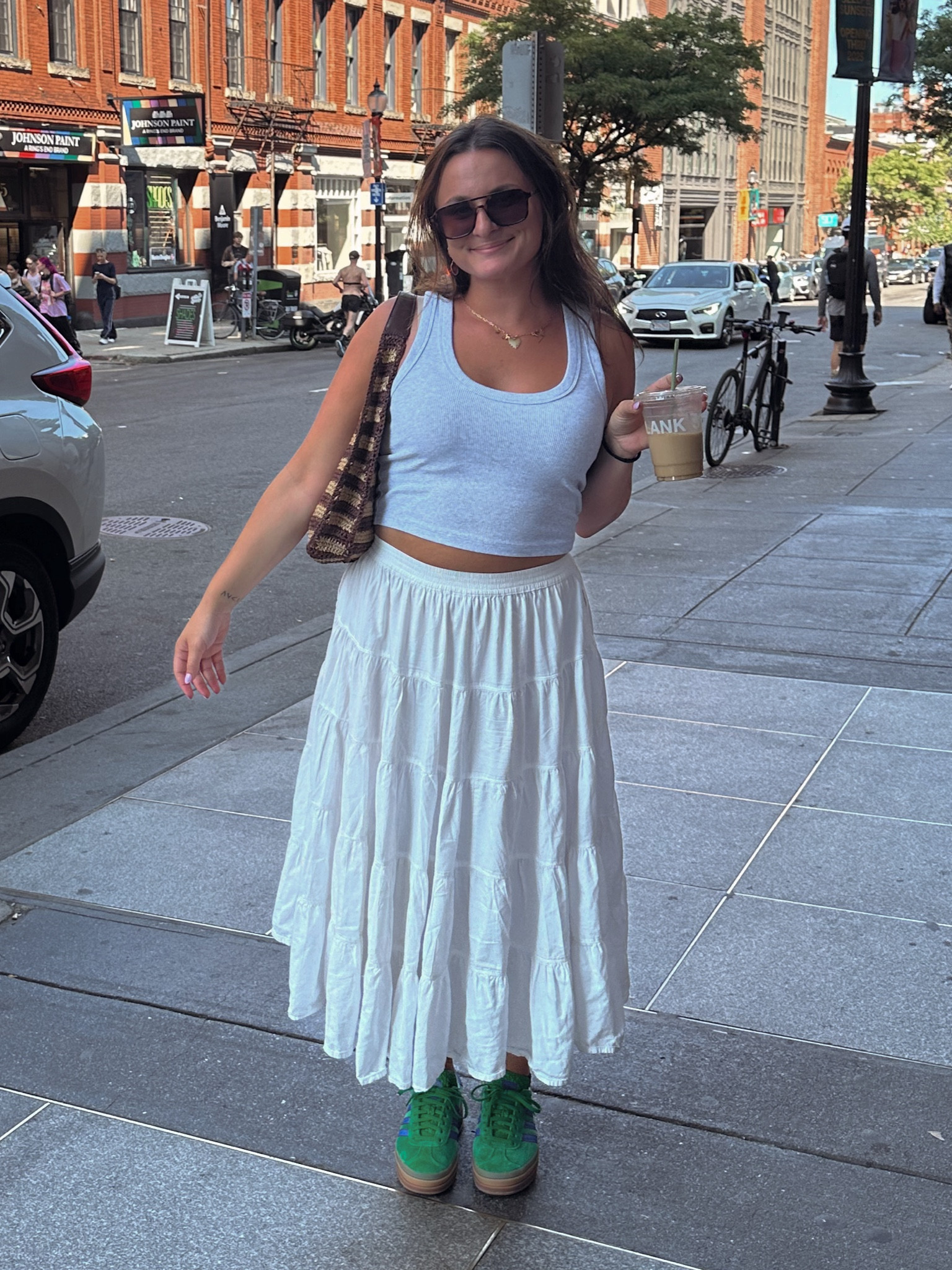 Bag on sale now!! 

summer to fall transition outfit, adidas gazelle outfit, custom charm necklace 



#LTKFallSale #LTKSeasonal #LTKShoeCrush