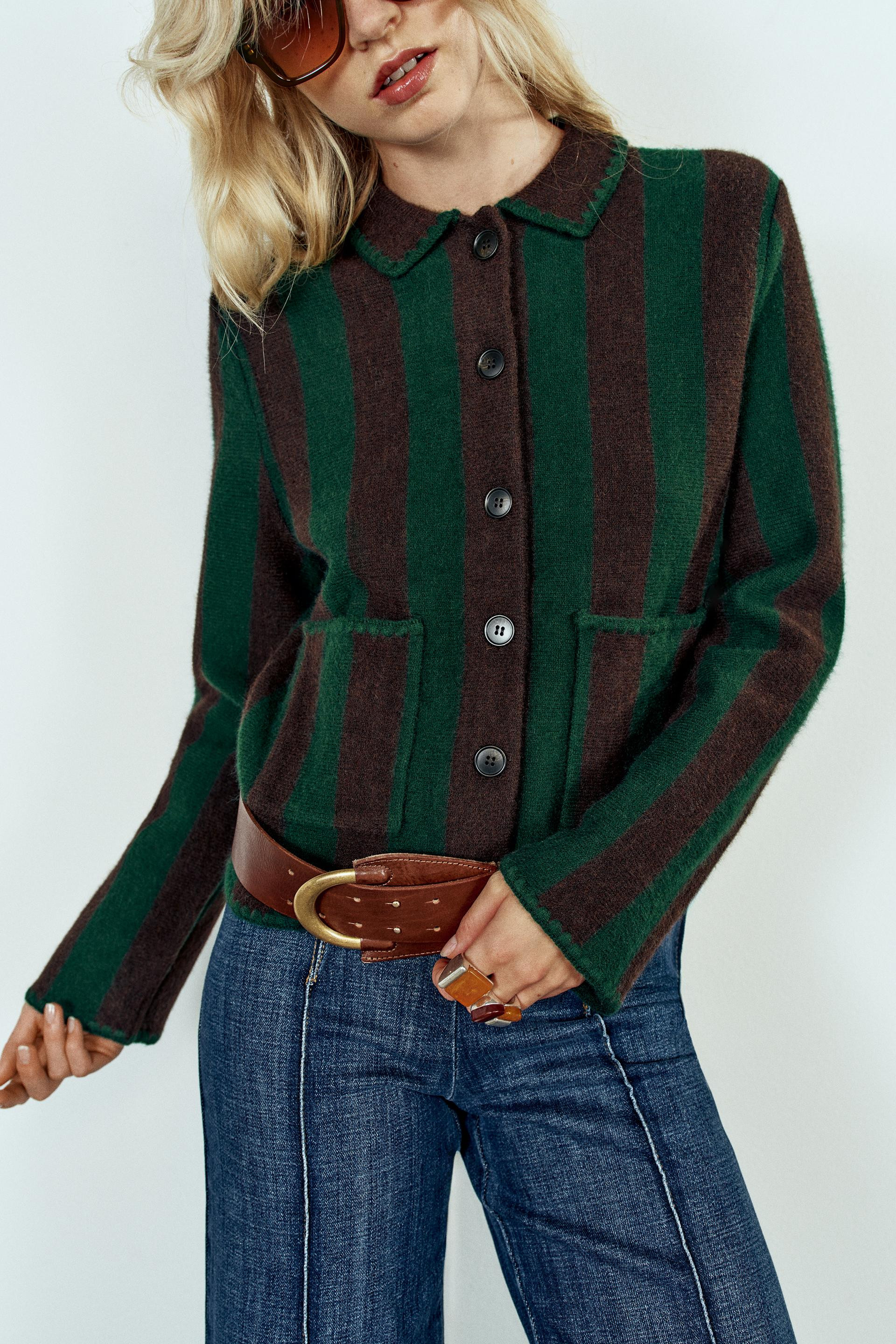 STRIPED CARDINGAN | Zara US