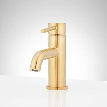Signature Hardware 483874 Lexia 1.2 GPM Single Hole Bathroom Faucet with Pop-Up Drain Assembly | Amazon (US)