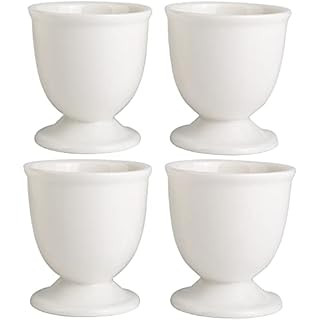 Cinf Ceramic Egg Cup Easter Gift Set of 4 Porcelain Holder Breakfast Boiled Cooking Easy to Clean... | Amazon (US)