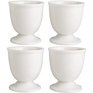 Cinf Ceramic Egg Cup Easter Gift Set of 4 Porcelain Holder Breakfast Boiled Cooking Easy to Clean... | Amazon (US)