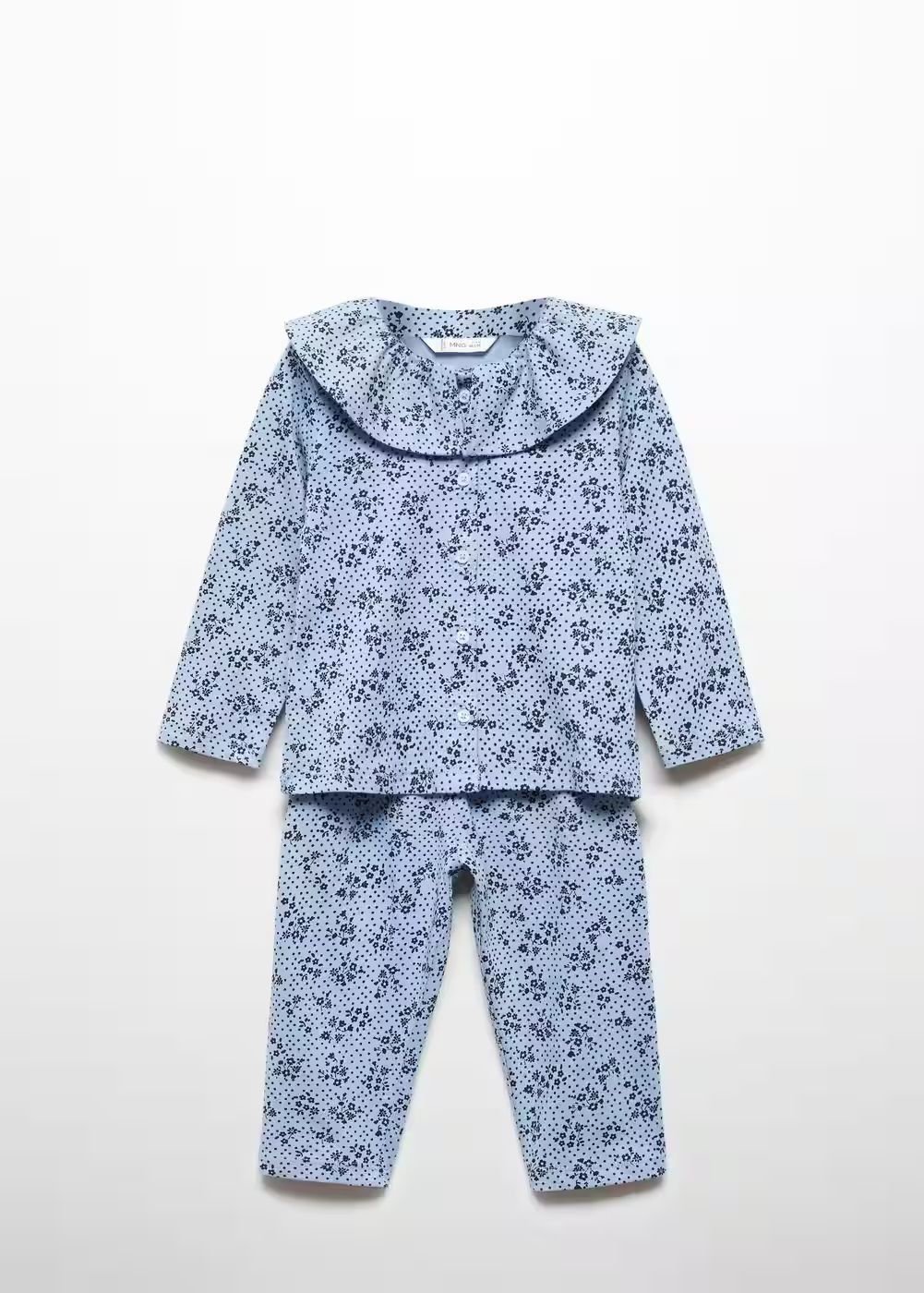 Printed cotton pyjamas | MANGO (US)