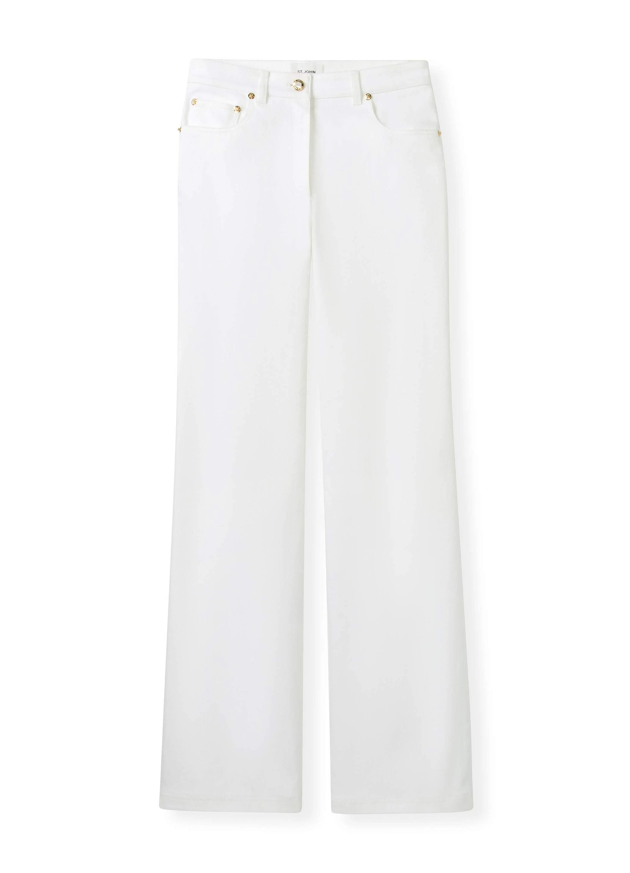 Cotton Twill Pocket Pant | St. John Knits