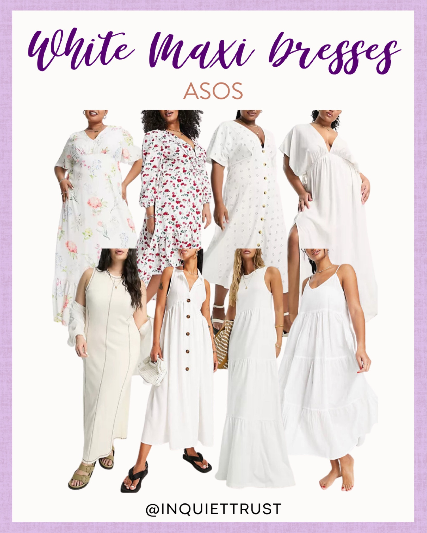 Add these chic white maxi dresses to your summer wardrobe!

#plussize #summerdress #outfitidea #floraldress

#LTKstyletip #LTKunder100 #LTKFind
