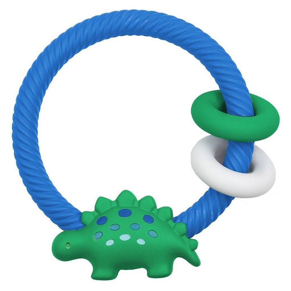Itzy Ritzy Ring Rattle & Teether - Dino | Target