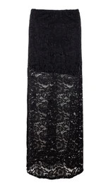 ALBA LACE SKIRT - BLACK | Charli