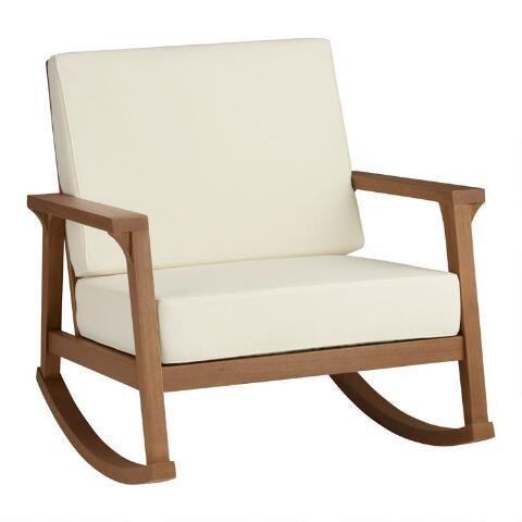 Eucalyptus Taormina Outdoor Rocking Chair | World Market