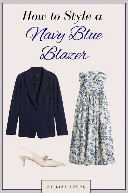 How to style a navy blue blazer in spring

#LTKSeasonal