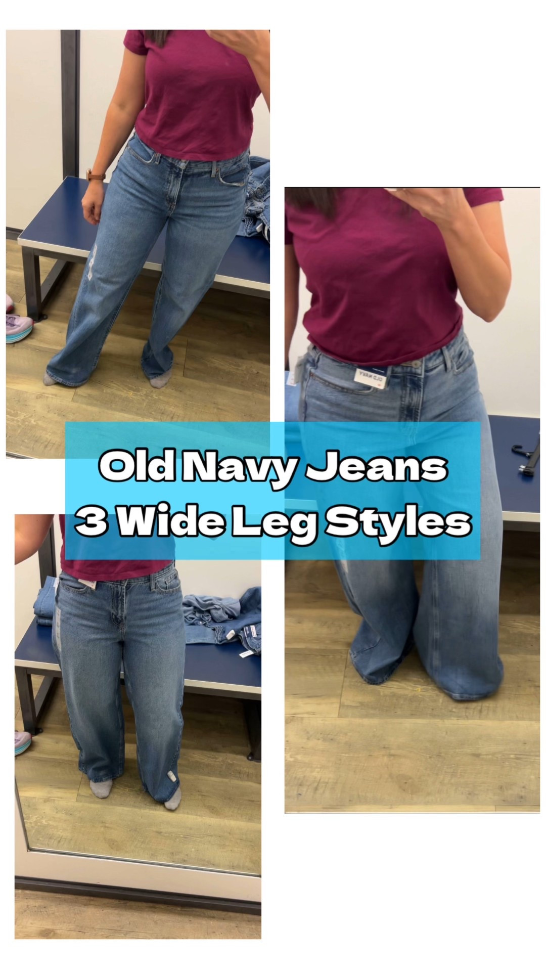 Old Navy Jean Wide Leg Try On
My favorite was the Mid-rise Baggy!
Although the super wide leg was fun!
$24.99 today!!!!

#LTKMidsize #LTKFindsUnder50 #LTKSaleAlert