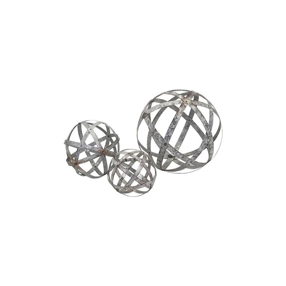 Metal Spheres (Set of 3) | The Home Depot