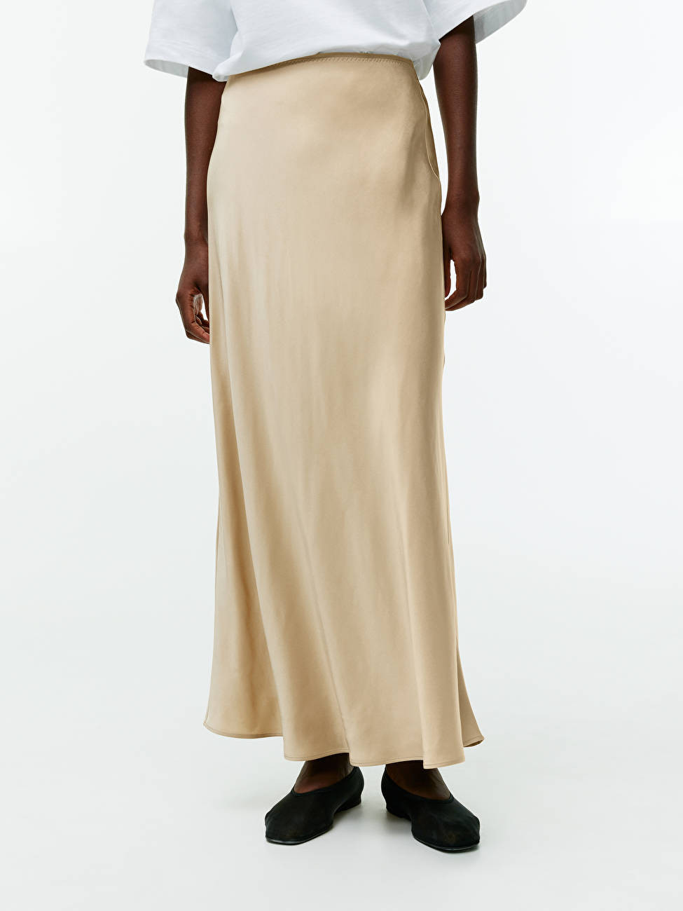 Jupe longue en satin | ARKET (EU)