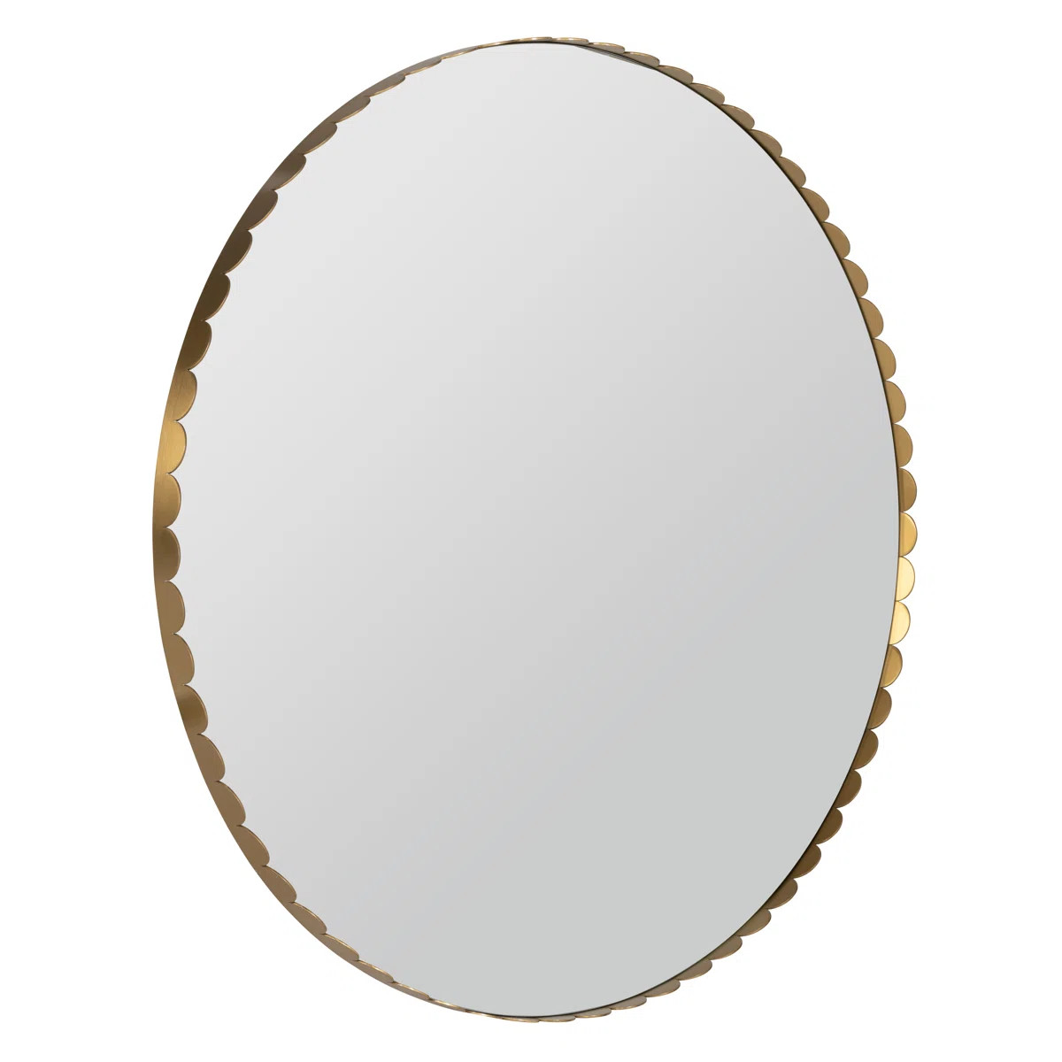 Jules Round Metal Mirror | Perigold