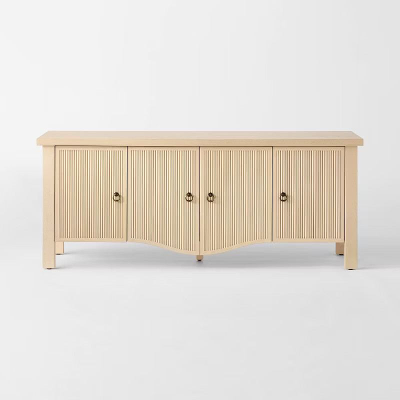 Elder Media Stand Natural - Threshold™ designed with Studio McGee | Target