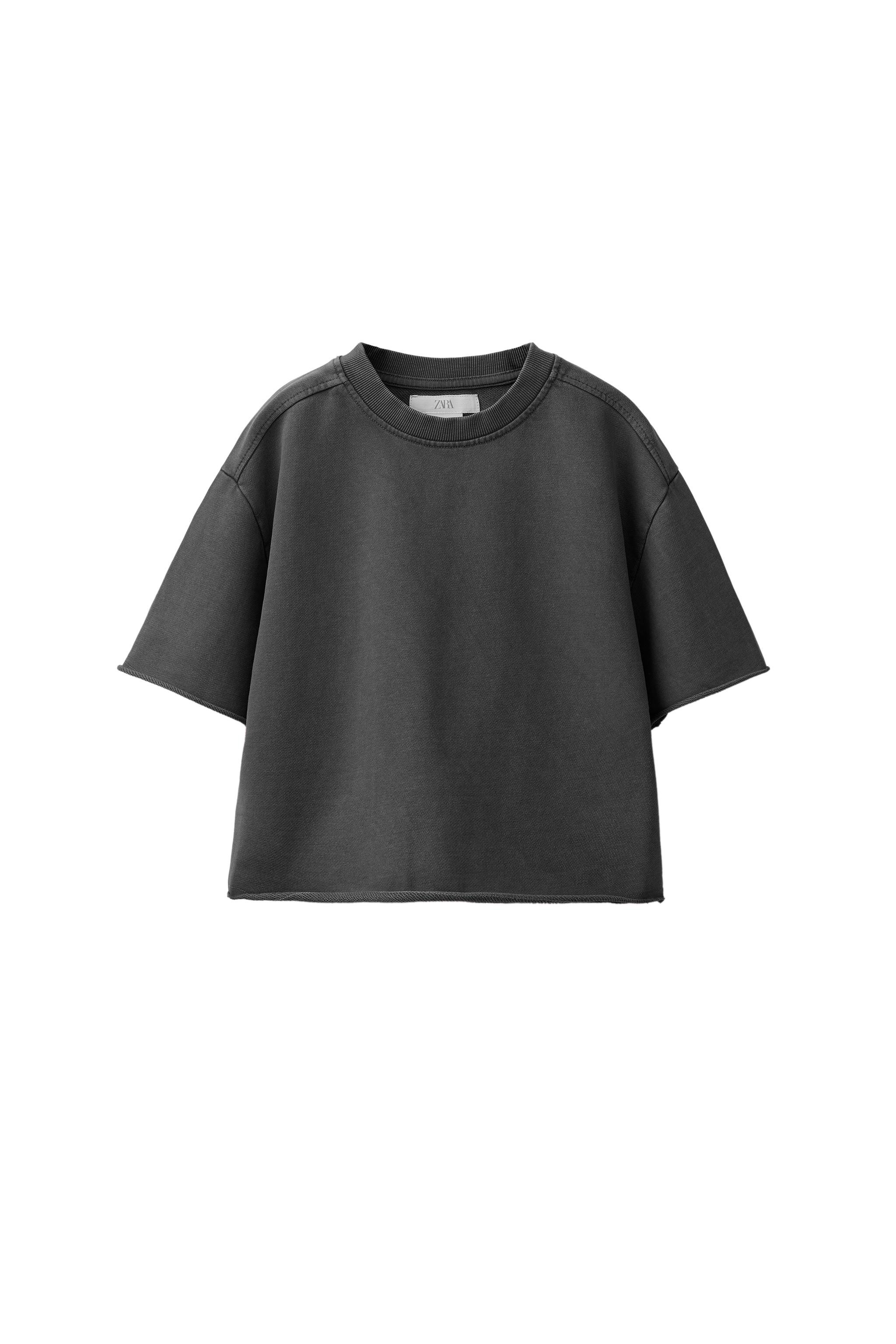 WASHED EFFECT JOGGING T-SHIRT | Zara US