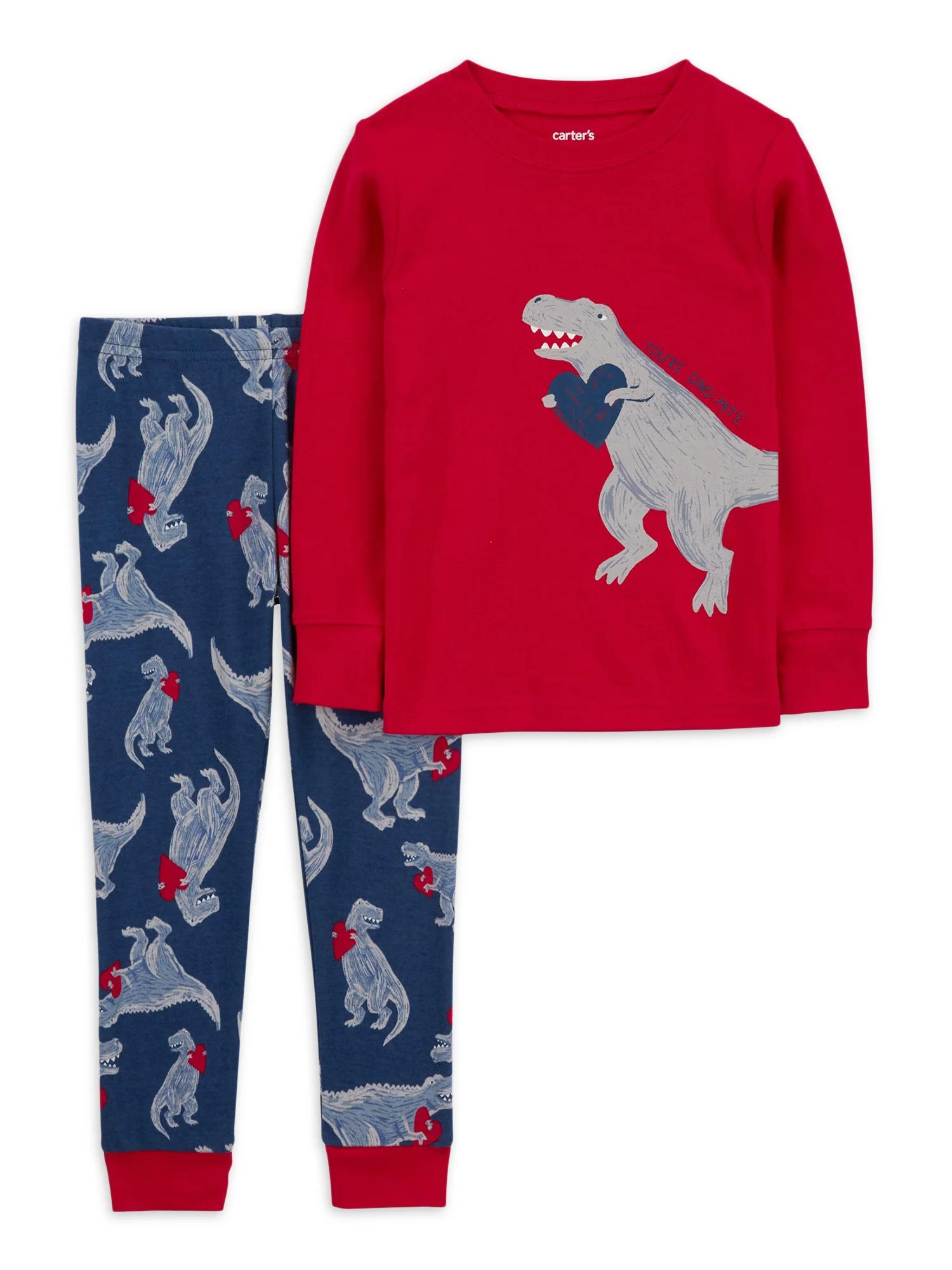 Carter's Child of Mine Baby and Toddler Valentine's Day Pajama Set, 2-Piece, Sizes 12M-5T | Walmart (US)