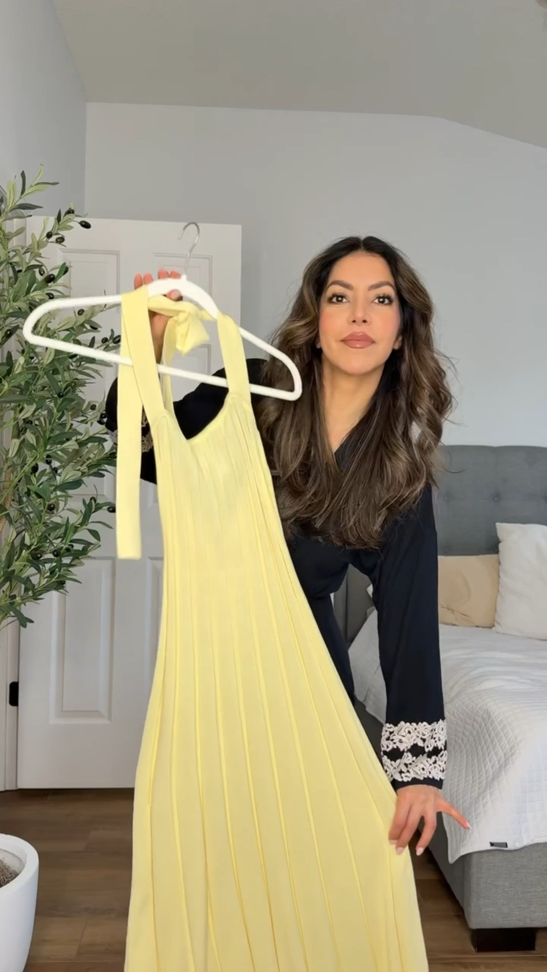 Butter yellow halter dress 💛 How gorgeous is this Summer maxi dress? Perfect to wear as a vacation outfit!

Dress - wearing size xs 
Spanx- size small. 
Sandals- true to size. 

Vacation outfits, yellow dress, summer dresses, grwm outfit, summer outfit ideas

#LTKootd #LTKSeasonal #LTKSaleAlert