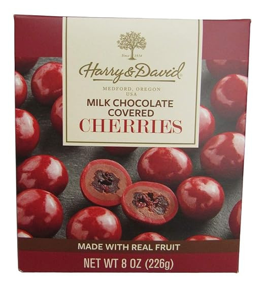 Harry and David, Milk Chocolate Covered Cherries, 8 ounces. | Amazon (US)