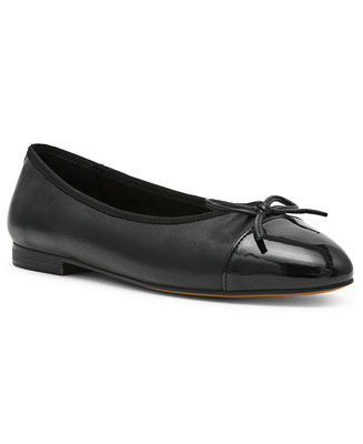 Women's Kit Cap-Toe Leather Ballet Flats | Macy's